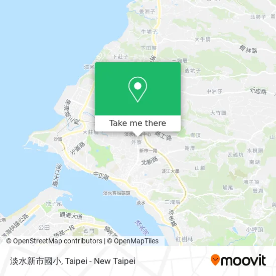 淡水新市國小 map