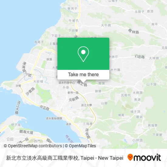 新北市立淡水高級商工職業學校 map