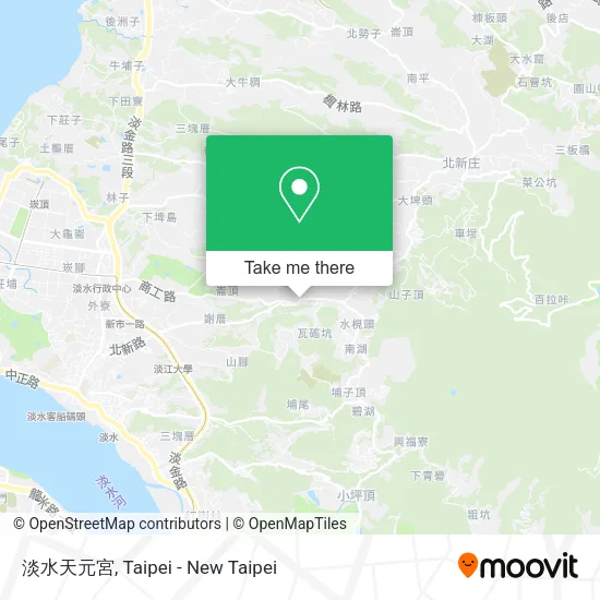 淡水天元宮地圖