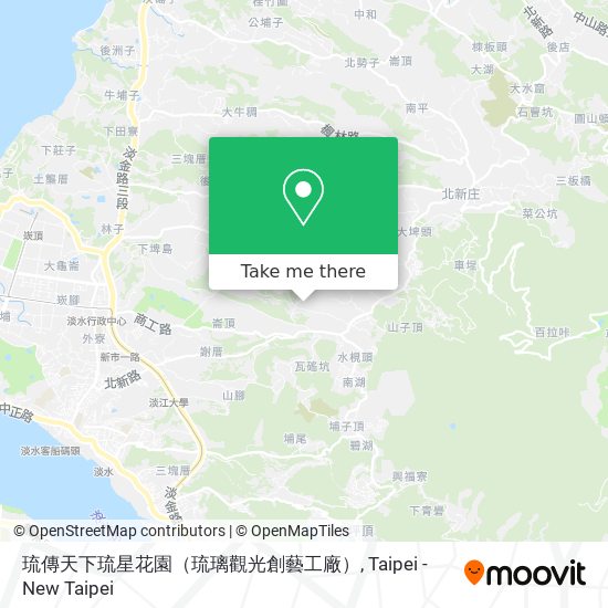 琉傳天下琉星花園（琉璃觀光創藝工廠）地圖