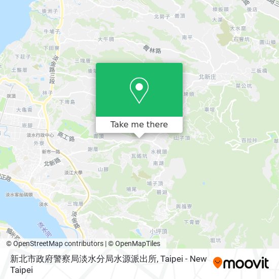 新北市政府警察局淡水分局水源派出所 map