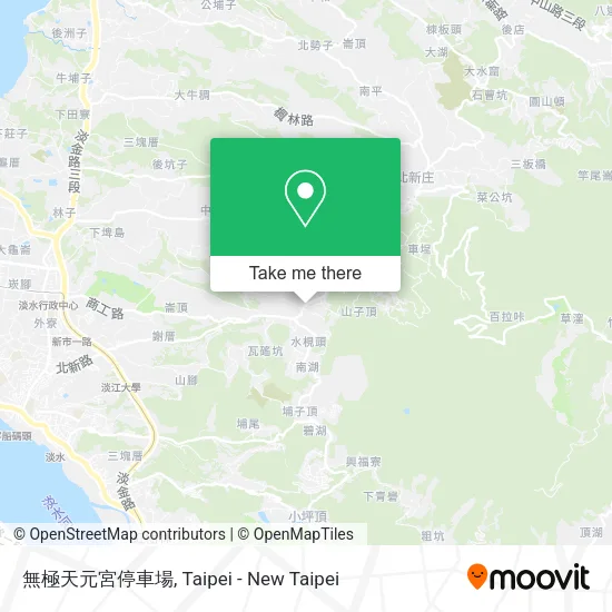 無極天元宮停車場地圖