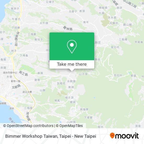 Bimmer Workshop Taiwan map