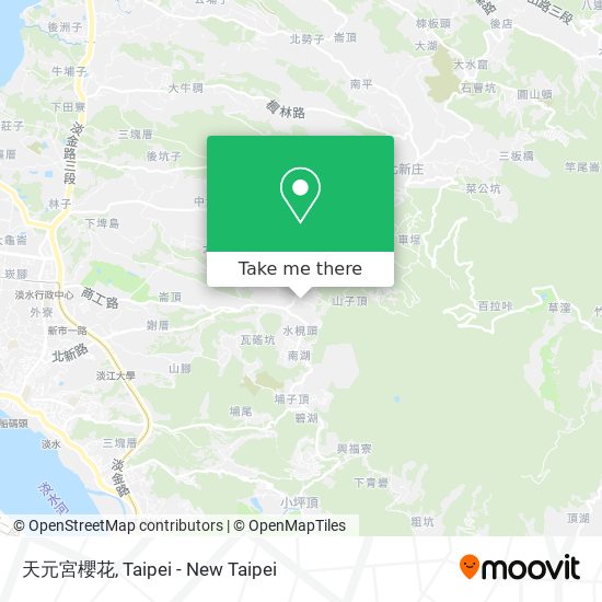 天元宮櫻花 map