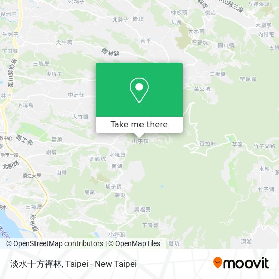 淡水十方禪林 map