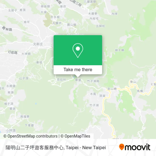 陽明山二子坪遊客服務中心 map