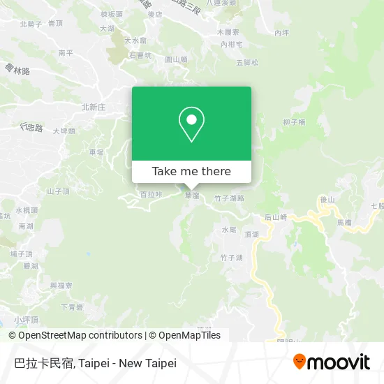 巴拉卡民宿地圖