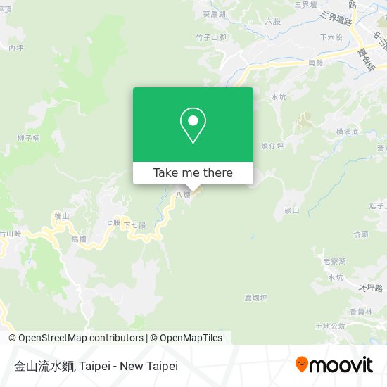 金山流水麵 map
