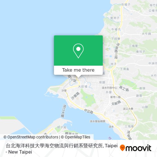 台北海洋科技大學海空物流與行銷系暨研究所 map