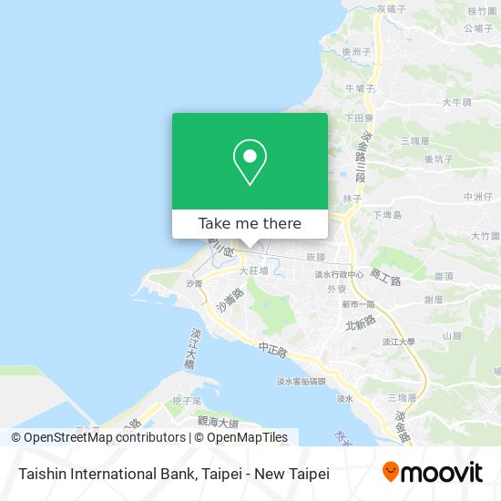 Taishin International Bank map