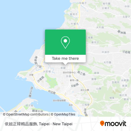 依姐正韓精品服飾地圖