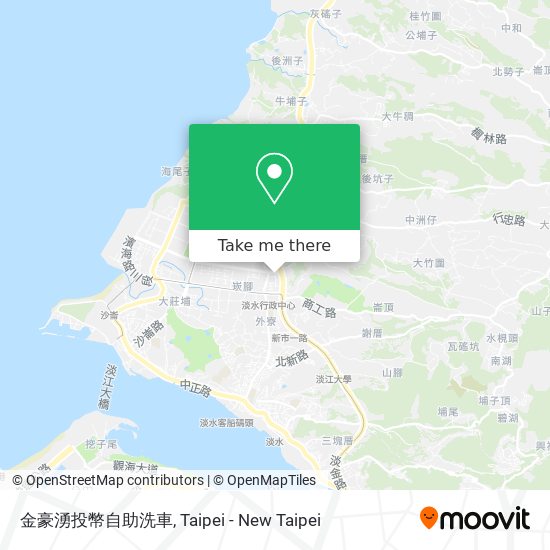 金豪湧投幣自助洗車 map