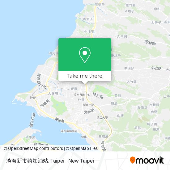 淡海新市鎮加油站 map