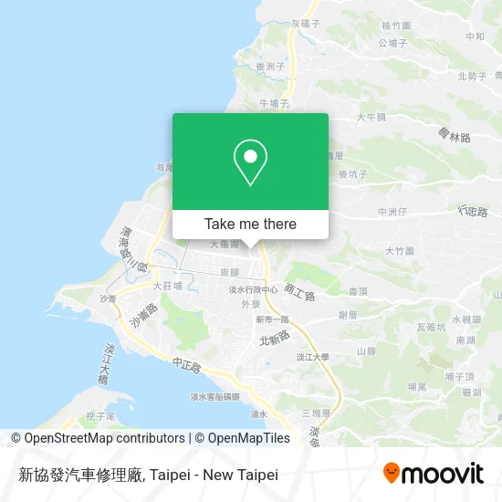 新協發汽車修理廠地圖
