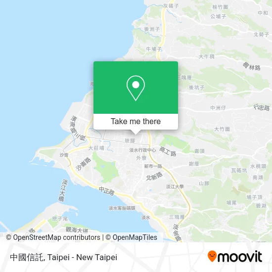 中國信託地圖