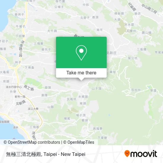 無極三清北極殿地圖