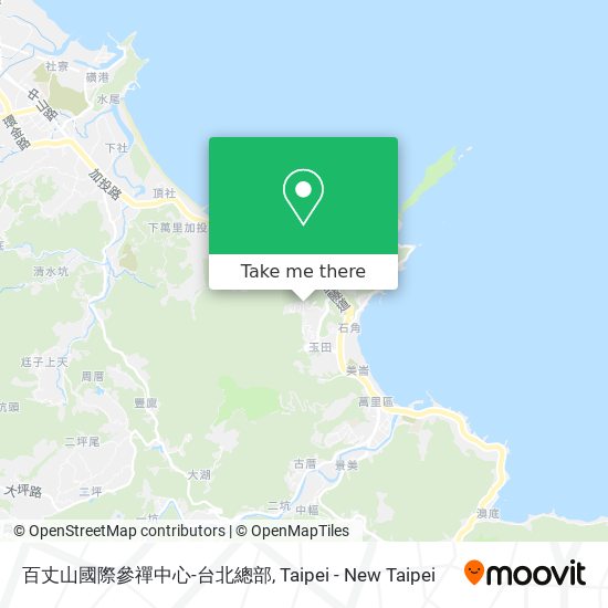 百丈山國際參禪中心-台北總部地圖