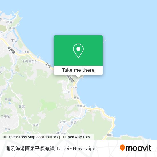 龜吼漁港阿泉平價海鮮 map