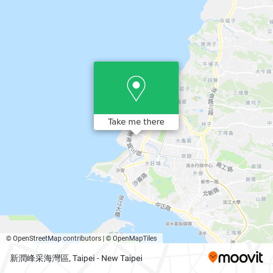 新潤峰采海灣區 map