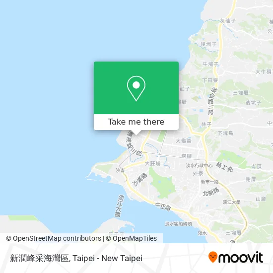 新潤峰采海灣區地圖