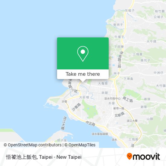 悟饕池上飯包 map