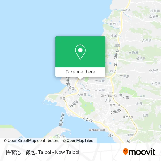 悟饕池上飯包地圖
