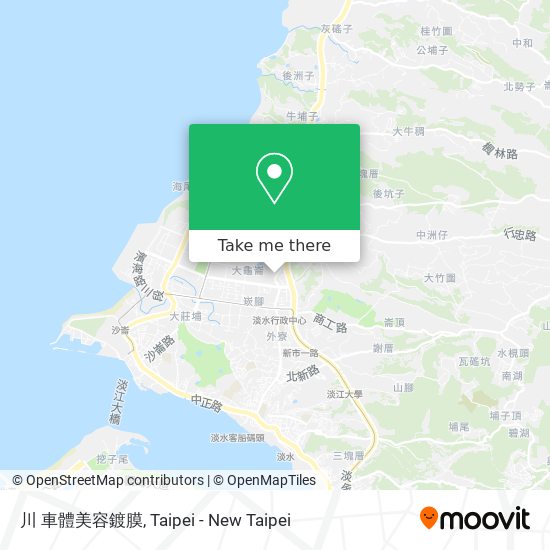 川 車體美容鍍膜地圖