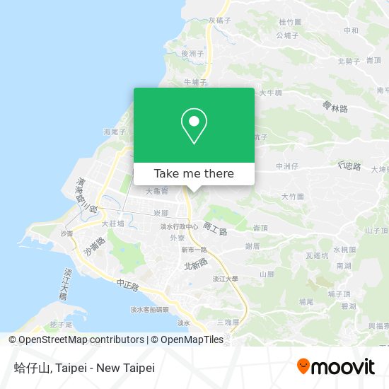 蛤仔山地圖