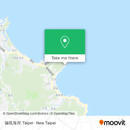 龜吼海岸 map