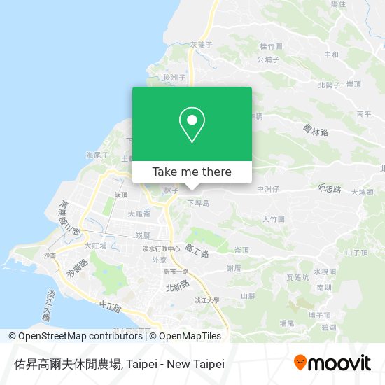 佑昇高爾夫休閒農場 map