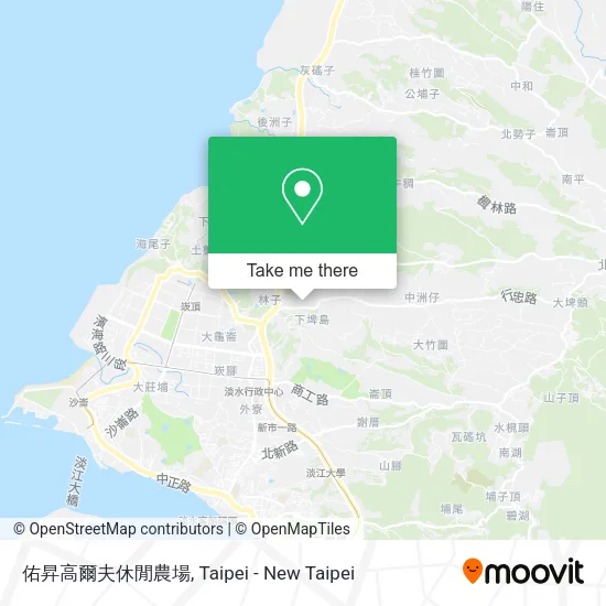 佑昇高爾夫休閒農場地圖