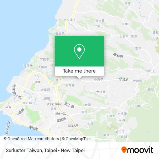 Surluster Taiwan map