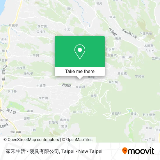 家禾生活 - 寢具有限公司地圖