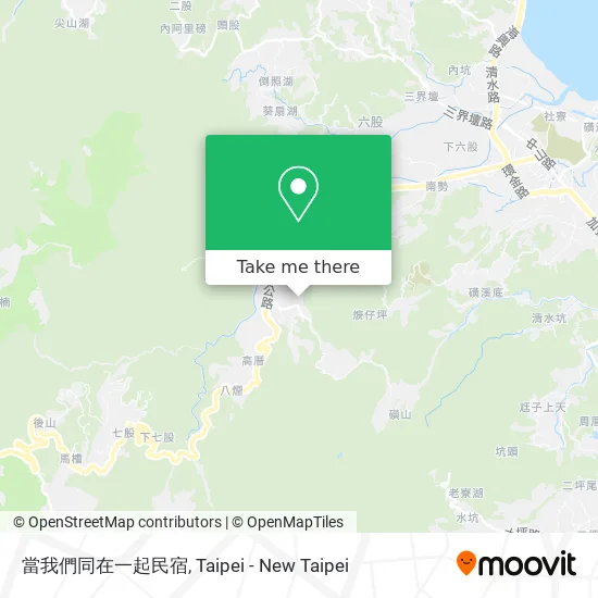 當我們同在一起民宿 map
