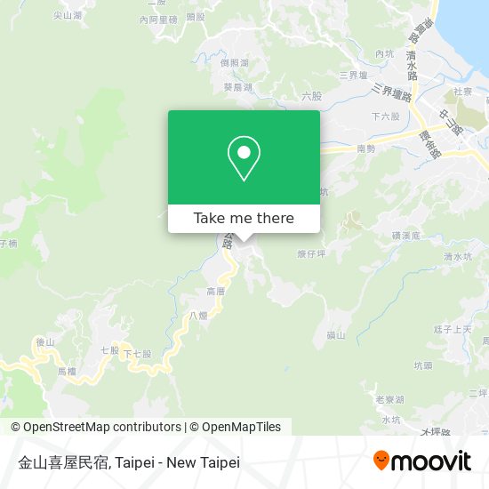 金山喜屋民宿 map