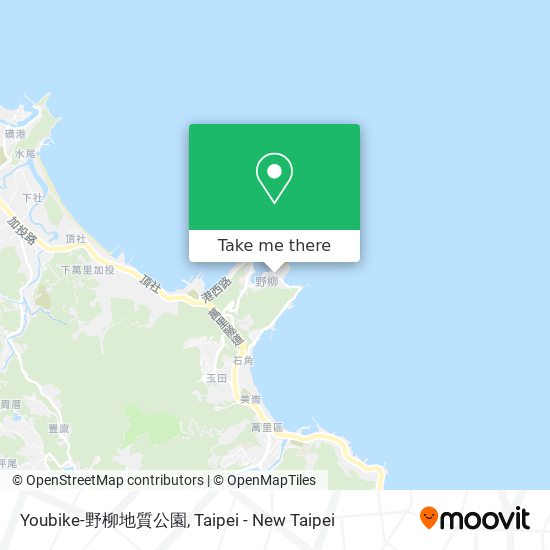 Youbike-野柳地質公園 map