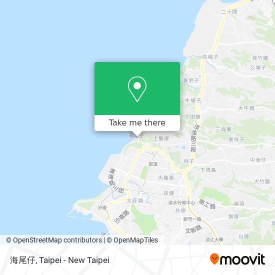 海尾仔 map