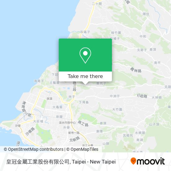 皇冠金屬工業股份有限公司 map