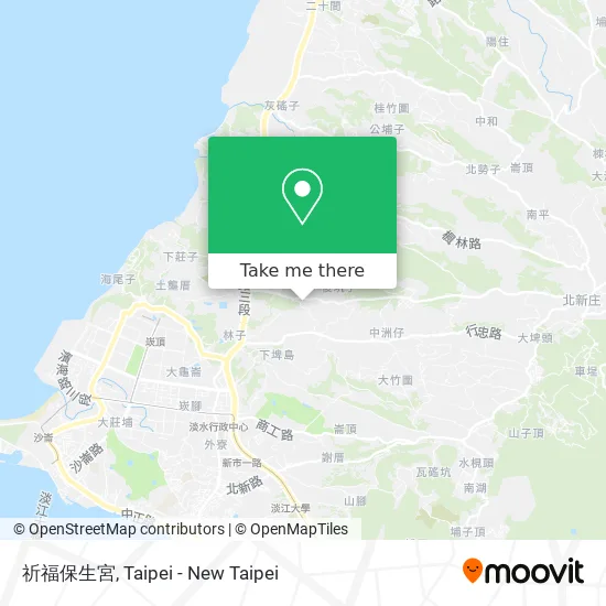 祈福保生宮 map