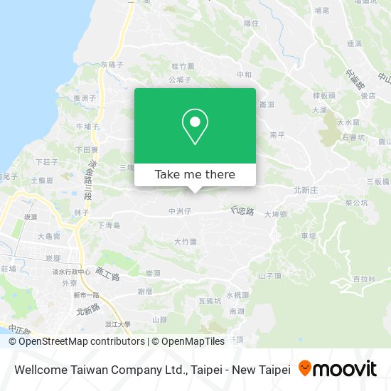 Wellcome Taiwan Company Ltd.地圖
