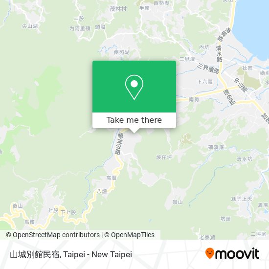 山城別館民宿地圖
