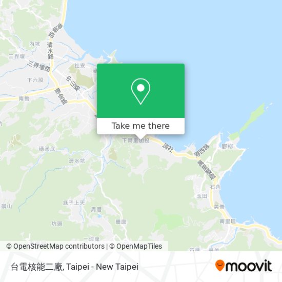 台電核能二廠 map