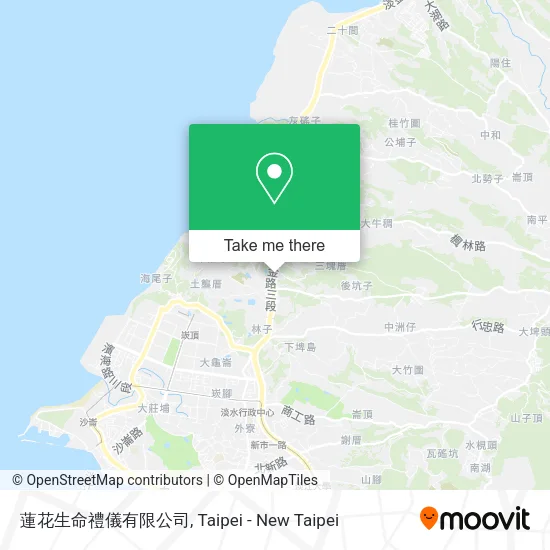 蓮花生命禮儀有限公司地圖