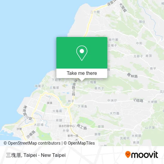 三塊厝地圖