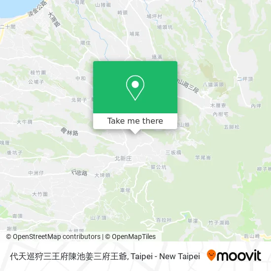 代天巡狩三王府陳池姜三府王爺 map