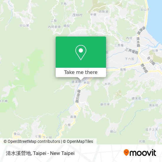 清水溪營地 map