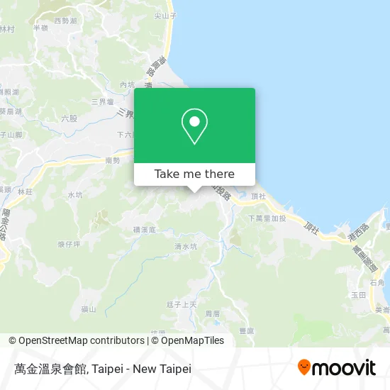 萬金溫泉會館 map