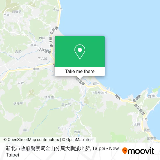 新北市政府警察局金山分局大鵬派出所地圖