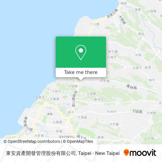 東安資產開發管理股份有限公司地圖