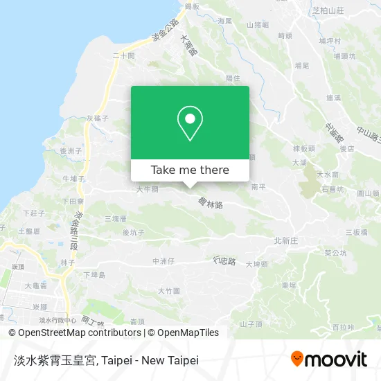 淡水紫霄玉皇宮 map